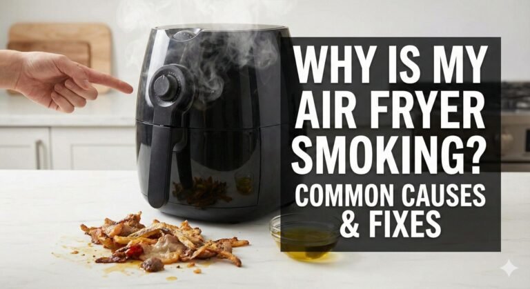why is my air fryer smoking