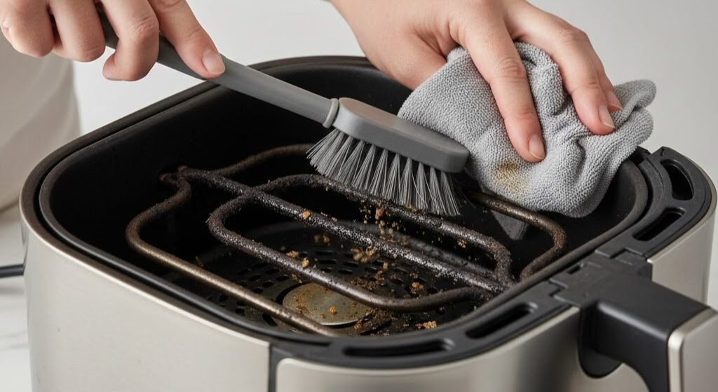Clean Air Fryer Kitchen Counter