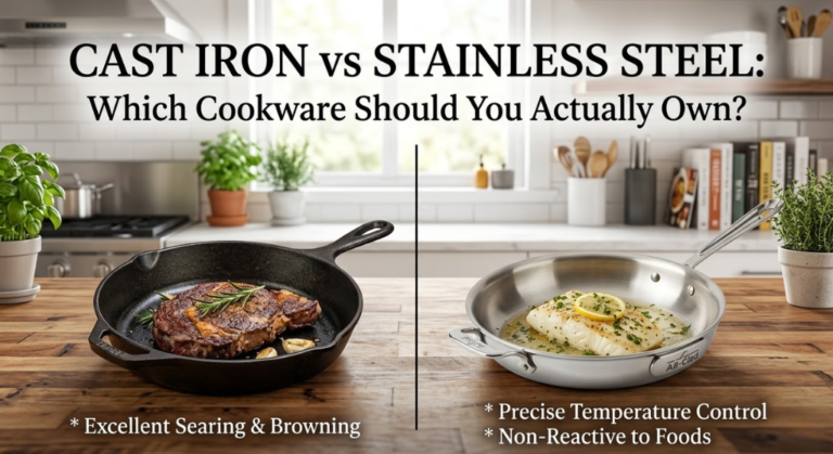 Cast Iron vs Stainless Steel