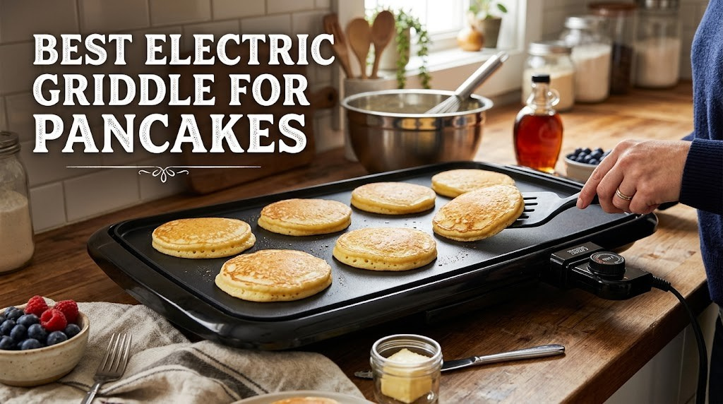 Best electric griddle for pancakes 2026 — commercial-grade countertop griddle